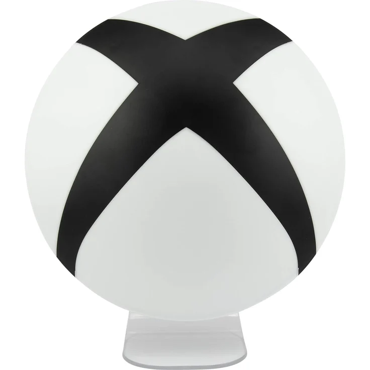 Microsoft XBox 3D Lampe Logo schwarz/weiß, rund, USB- oder batteriebetrieben.