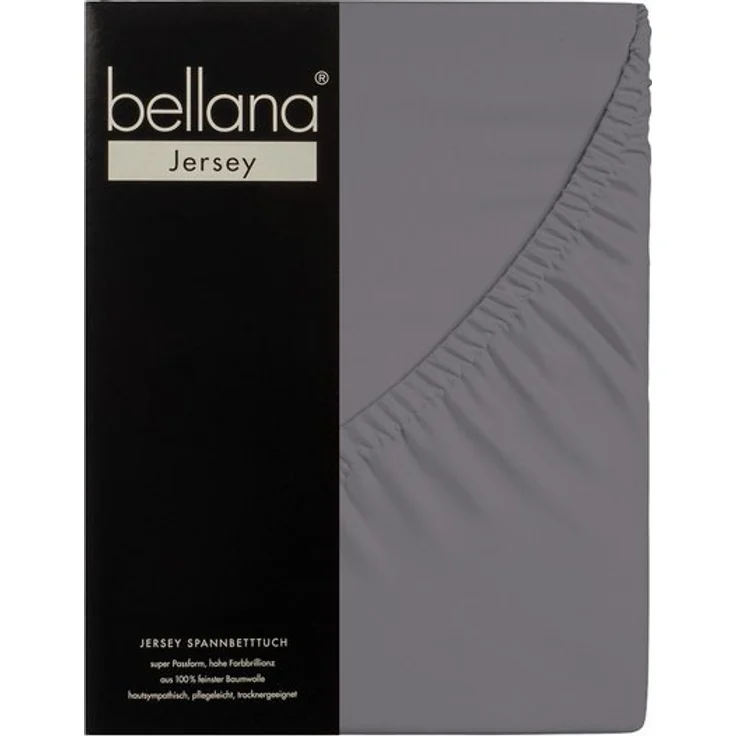 bellana Spannbettlaken Bellana jersey, Jersey, Gummizug: rundum, (1 Stück), 120g/m², 100% Baumwolle – Bild 2