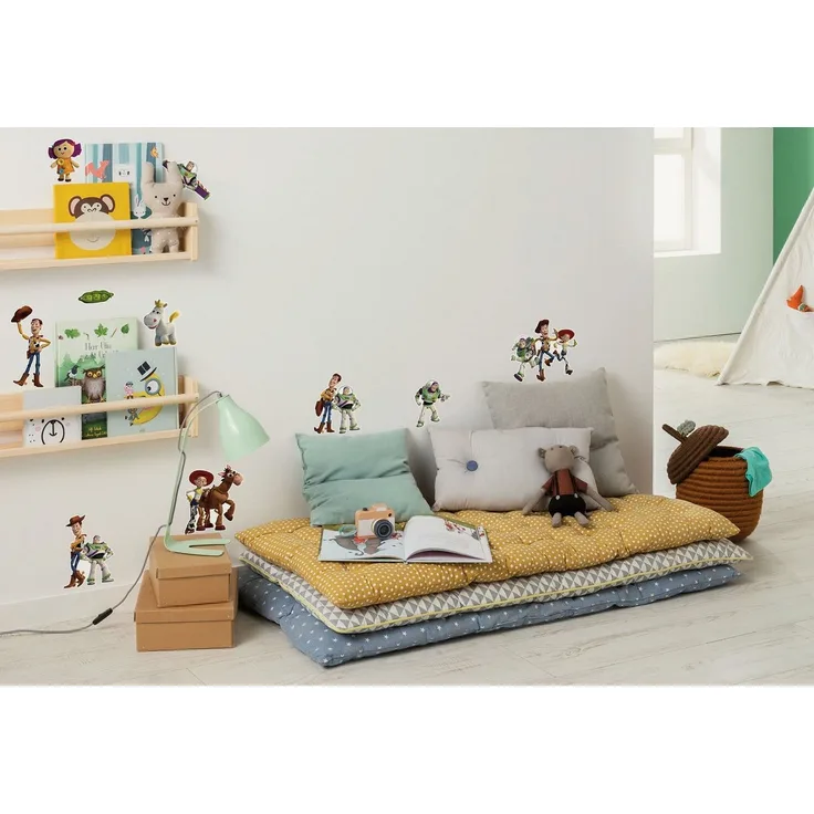 Komar Wandtattoo Disney and Pixar Toy Story Buddies (1 St), Künstler: Disney, 50 x 70 cm (Breite x Höhe) - Kinderzimmer, Wandsticker