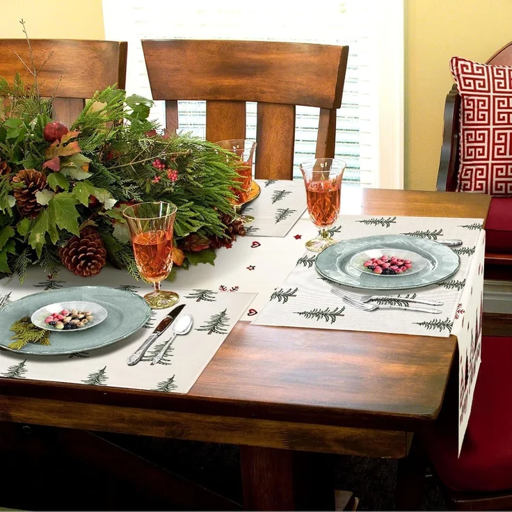Platzset Weihnachten 4er abwaschbar C009 30 x 45 cm, 4 Stück – Bild 5