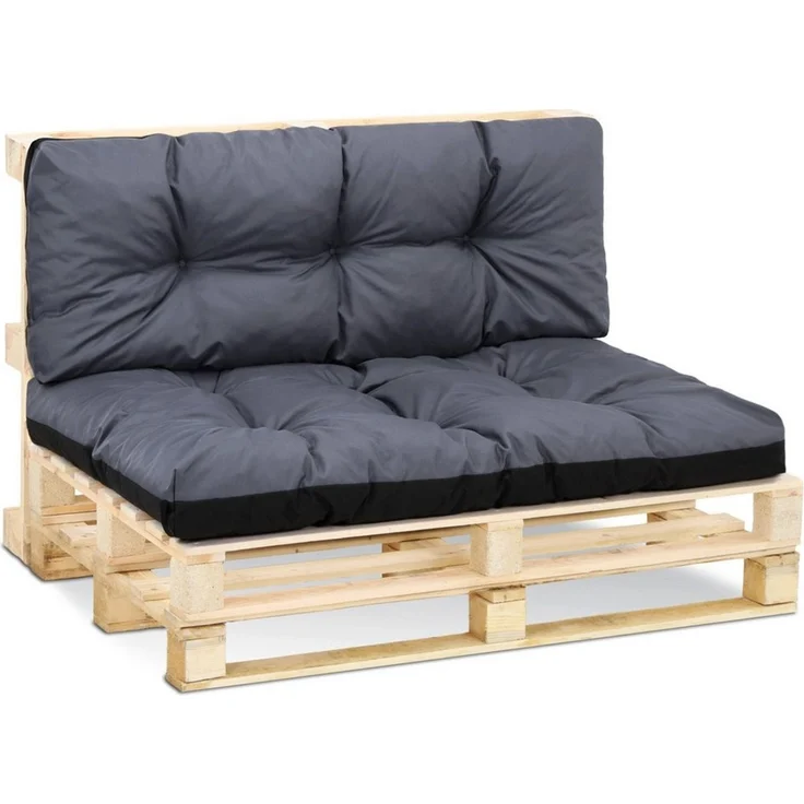 Amazinggirl Palettenkissen Palettenkissen Outdoor Waschbar - Set: 40x120 cm + 80x120 cm – Bild 5