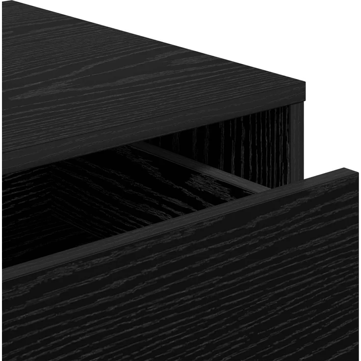 vidaXL Schubladenschrank Schwarz Eichen-Optik 41 x 40 x 58 cm 8003739 – Bild 8