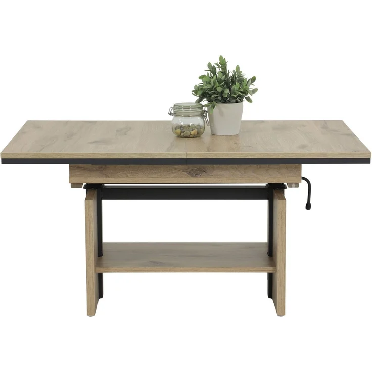 Funktionscouchtisch Ingo - Viking Oak / Anthrazit – Bild 1