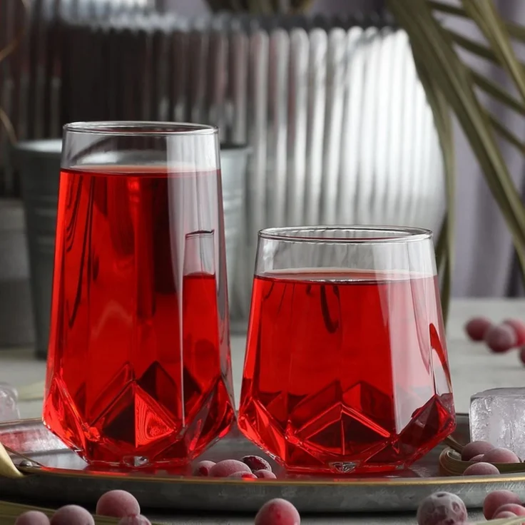 LAV Valeria Whiskeygläser 400 ml - 3er- Set - für Cocktails, Säfte oder Wasser – Bild 4