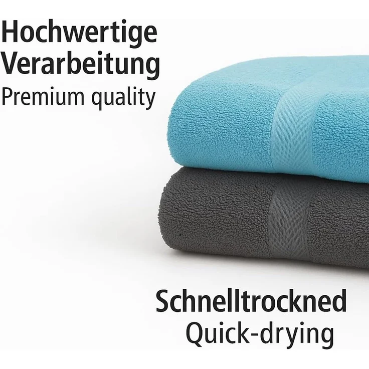 Betz Handtücher Premium Handtuch-Set 10-teilig, (Set, 10-St), Duschtücher, Handtücher, Gästetücher & Waschhandschuhe – Bild 2
