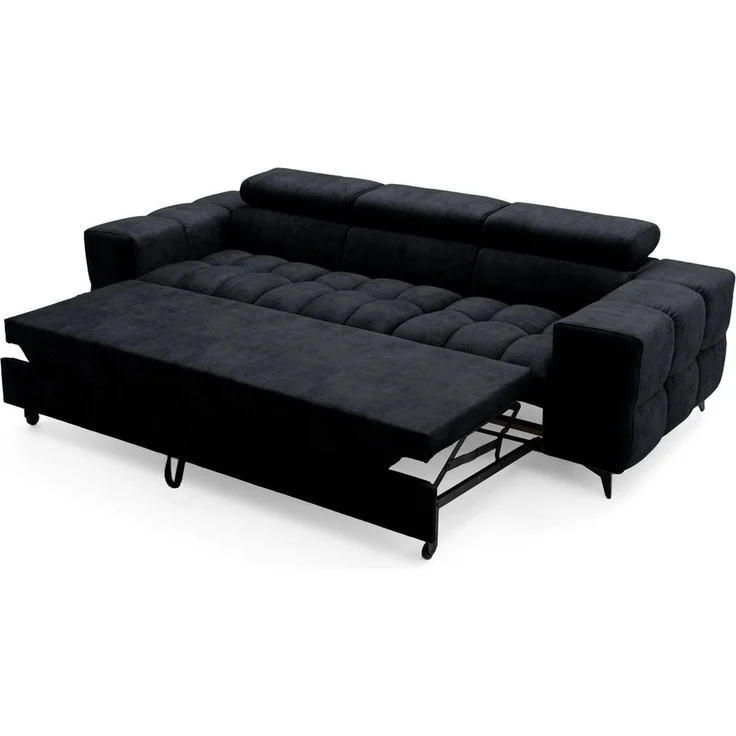 Muffo Sofa Pudding 3, Starke Steppung, elegante Form, verstellbare Kopfstützen, Schlaffunktion – Bild 3