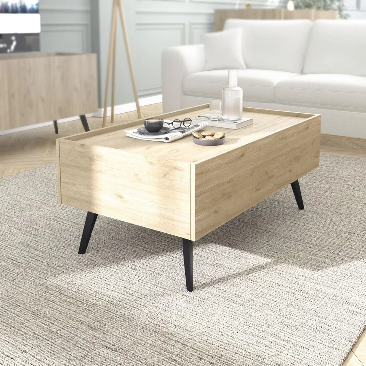 Skye Decor 'Shp-701-Ff-1' Couchtisch, Eiche, 102 x 44 x 61 cm