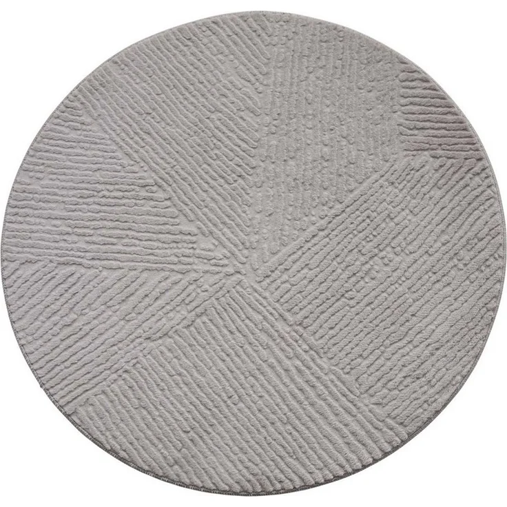 TaraCarpet Teppich TaraCarpet Homestyle 389 Fresco, rechteckig, Höhe: 10 mm, Fresco hoch-tief weich waschbar grau 50x80 – Bild 3