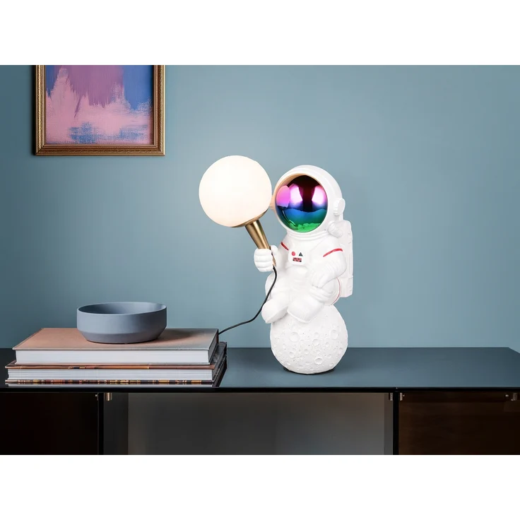 Ausgefallene Tischlampe STRONG LED dimmbar, Deko Lampe USB betrieben, Höhe 33cm – Bild 1