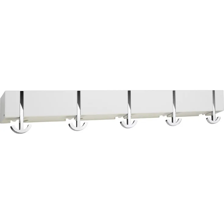 Wandgarderobe ANCORA CINQUE Buche weiß lackiert