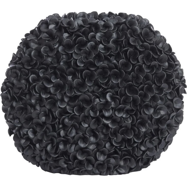 Light&Living 'PHYLIA' Vase, Kunststoff schwarz, 20.5 x 38.5 x 44 cm, runde Form – Bild 1