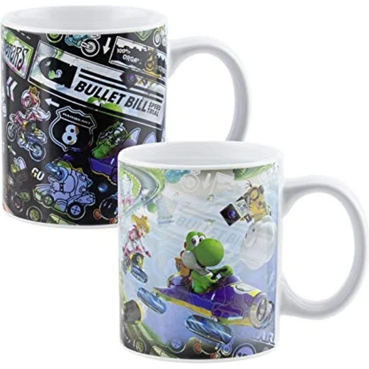 Paladone Mario Kart Heat Change Mug Eins/Eine(r) 0 3 l Mehrfarbig Keramik Universal 1 Person(en) – Bild 2