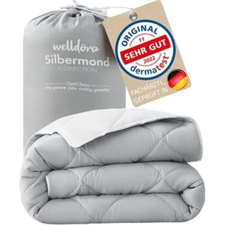 Welldora Microfaserbettdecke, Allergiker Bettdecke, Ganzjahresdecke für Sommer & Winter, Fachärztlich geprüft, Oeko-Tex Zertifiziert in Deutschland – Bild 6