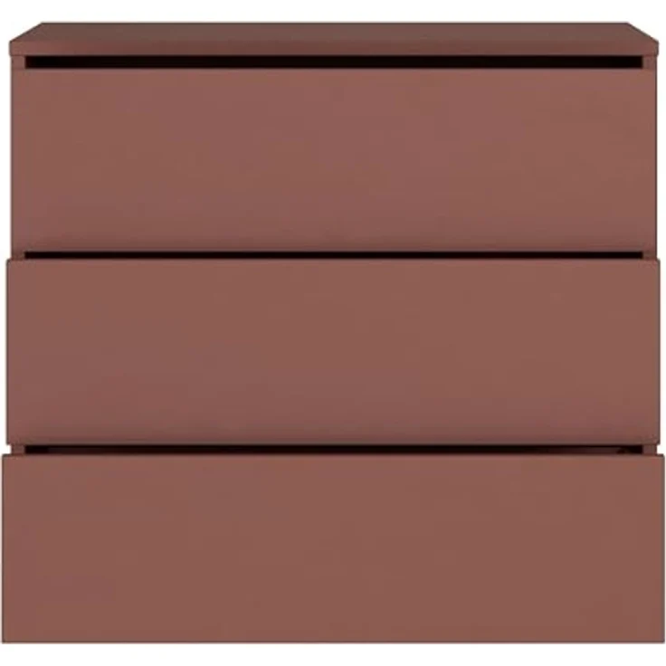 FORTE Kommode Alice Springs, Kommode, 3 Schubkästen B/H/T 94,8/83,1/41,5, Schubkästen mit Vollauszug, grifflos,Push to open – Bild 4