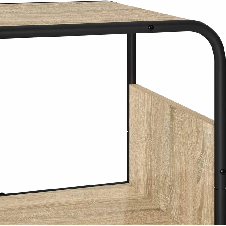 vidaXL Highboard Sonoma-Eiche 93.5 x 37.5 x 144 cm Holzwerkstoff 8007949 – Bild 5