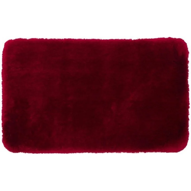Gözze - Deluxe Badteppich mit extra hohem Flor, 100% Polyester (Mikrofaser), Mit Antirutschbeschichtung, 70x120 cm - Bordeaux – Bild 4