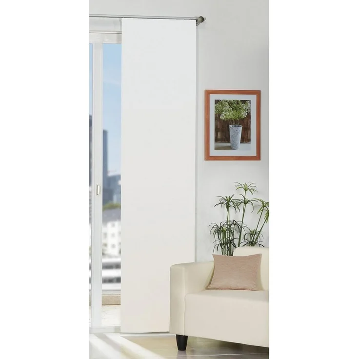Home Wohnideen Schiebegardine Rom 245 x 60 cm weiß – Bild 1