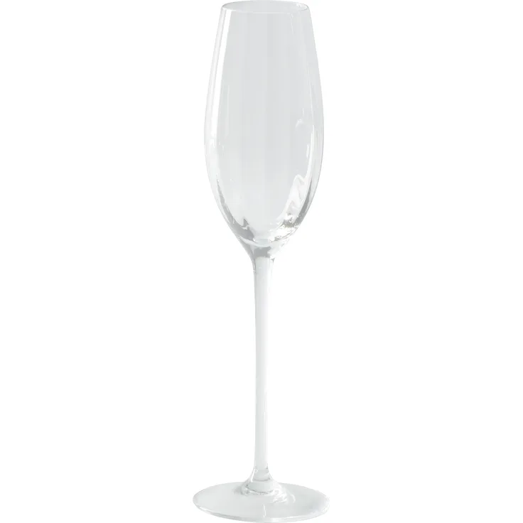 Lambert Gatsby Champagner Kristallglas, klar, Optik, H 25,5 cm, D 7 cm 10703