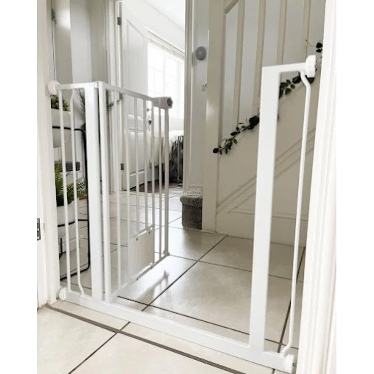 Bettacare Haustier-Tor mit Cat Flap effektive Barriere für Haustiere, Weiß, 75cm - 83cm – Bild 7