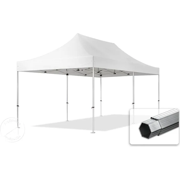 3x6 m Faltpavillon PROFESSIONAL Alu 40mm, weiß