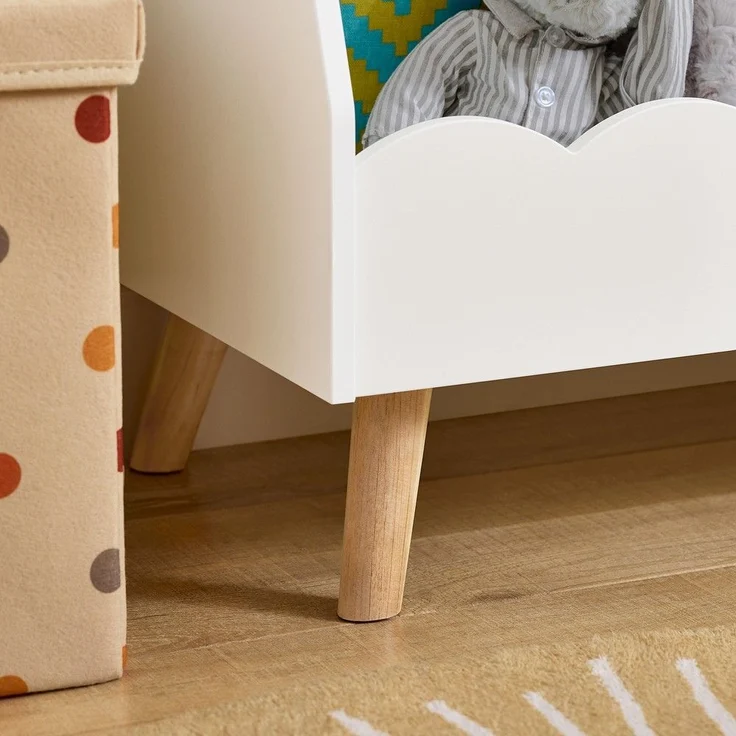 SoBuy KMB100-W Kinderregal, MDF, Melamin, Weiß, 62 x 71 x 30 cm – Bild 6