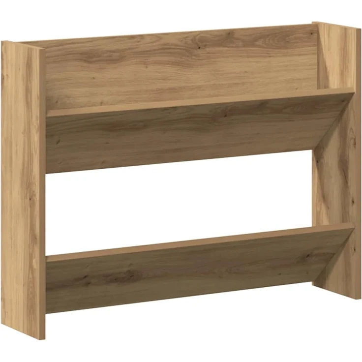 2er-Set Schuhschränke, Schuhkipper modern Artisan-Eiche 85 x 18 x 90 cm Holzwerkstoff – Bild 5