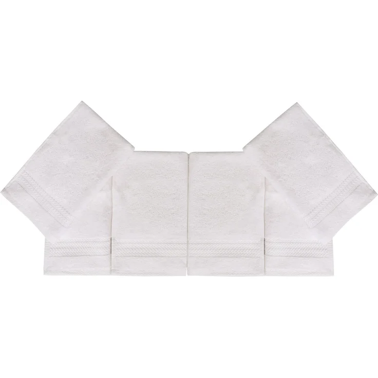 Mijolnir 'Rainbow - White' Waschhandtuchset (6-teilig), Weiß, 30 x 50 cm – Bild 3