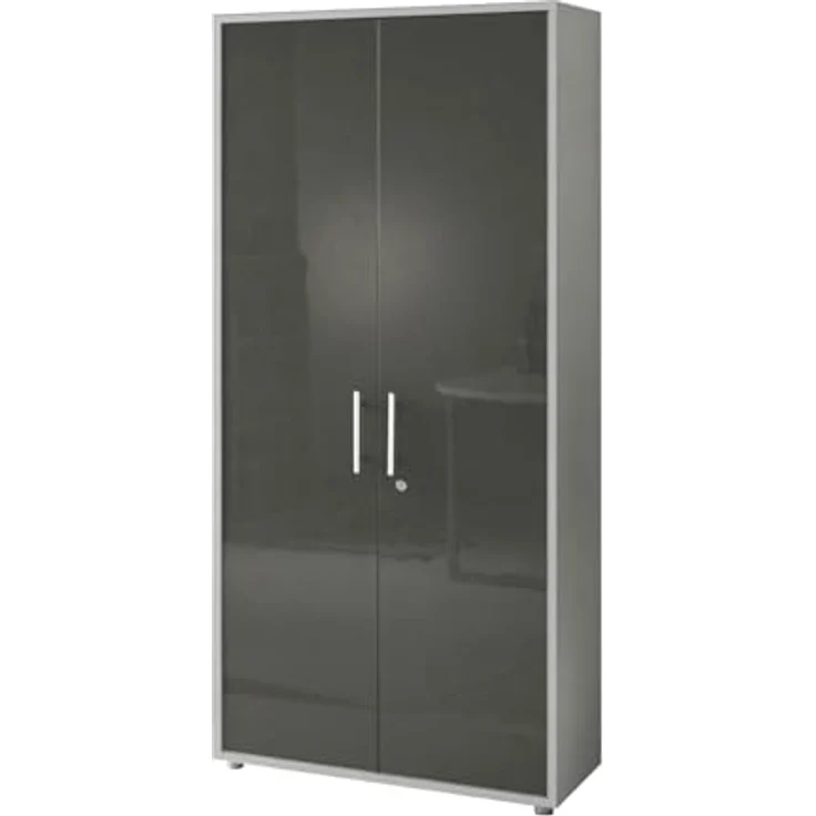 BMG Möbel Aktenschrank Office Edition abschließbar, 5 OH, Fronten Matt, Hochglanz lackiert oder Holzoptik – Bild 2