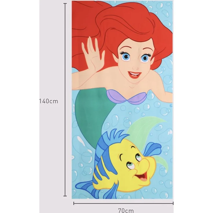 Disney Arielle, die Meerjungfrau Polyester Strandtuch für Kinder 70 × 140 cm 250 gsm – Bild 5