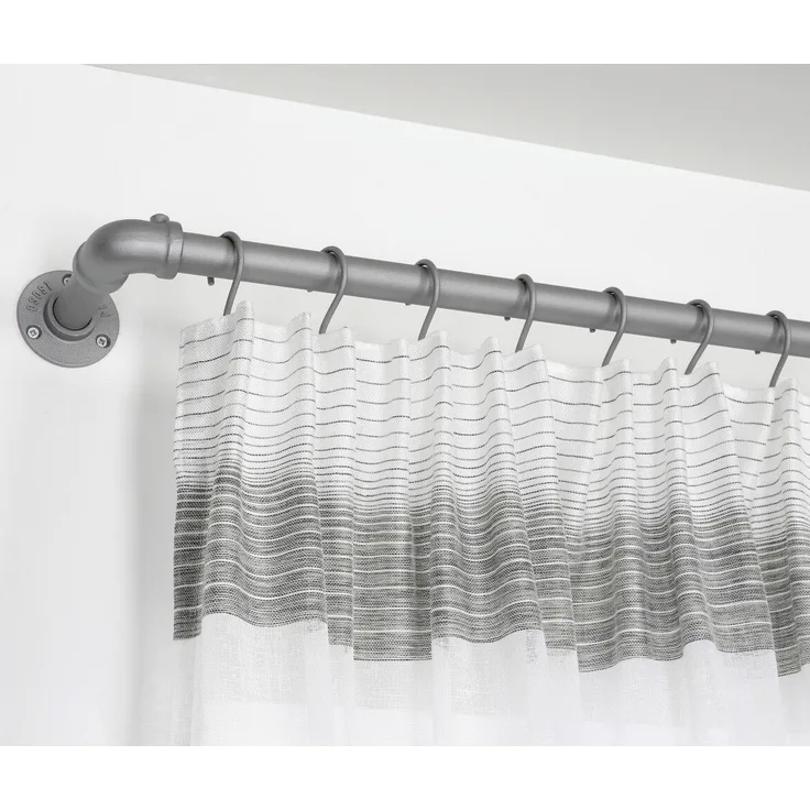 Gardinia Eckstück für Gardinenstange Industrial Home für Ø 25 mm silber