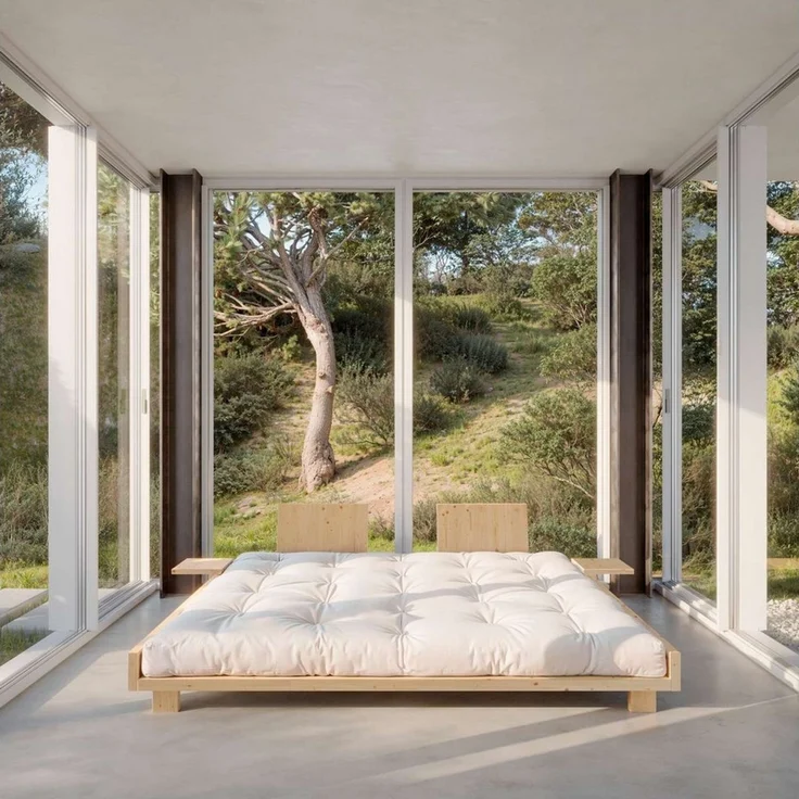 Karup Design Bettgestell Social Bed, ohne Matratze, FSC®-zertifiziertes Massivholz, wahlweise mit oder ohne verstellbares Zubehör, Bett in mehreren Größen – Bild 3