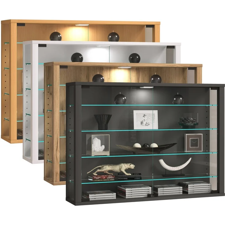 VCM Hängevitrine Wandvitrine Glasvitrine Vitrosa L – Bild 5