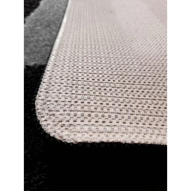 oKu-Tex Badematte Badgarnitur 2-teilig mit Ausschnitt, weich & rutschfest, fußbodenheizungsgeeignet, strapazierfähig, Polypropylen, WC-Vorleger Set mit Ausschnitt, weicher Flor, waschbar, flauschig – Bild 3