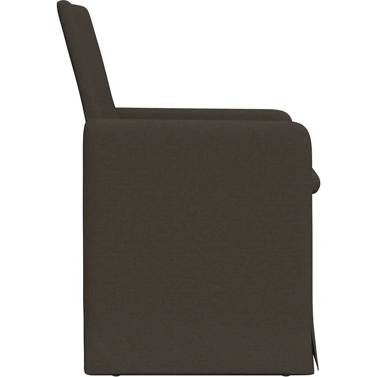 vidaXL Esszimmerstühle 2 pcs Dunkelgrau 57 x 67 x 95 cm Leinen 42017902 – Bild 4