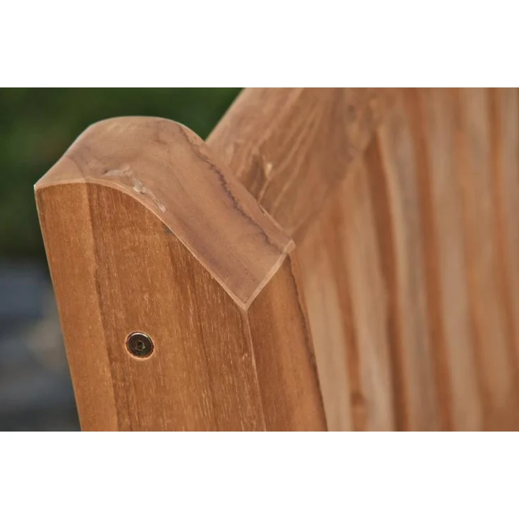 CLP Teakbank Jackson V2 Gartenbank mit Rückenlehne wetterfest stabil massiv,teak 150 cm – Bild 9