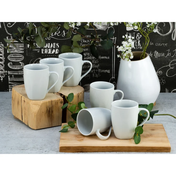 Square Weiss, Kaffeebecher 6-tlg (mo) – Bild 2