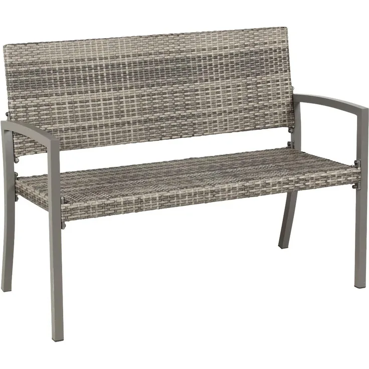 Dijon Gartenbank (anthrazit-grau meliert) 116 x 60 x 87 cm