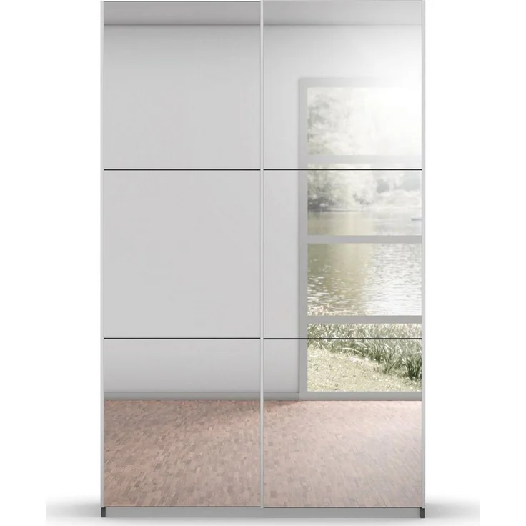 rauch Schwebetürenschrank Kleiderschrank Schrank Garderobe REFLECT inkl. praktischer Innenausstattung mit 2 Stoffboxen MADE IN GERMANY – Bild 2