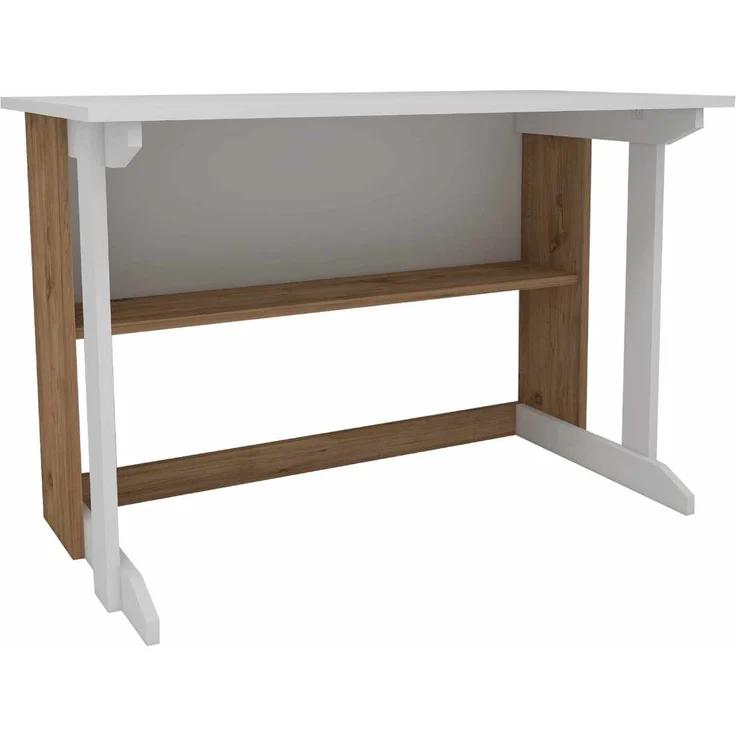 Skye Decor 'Pillar - Atlantic Pine, White' Schreibtisch, Atlantik-Kiefer / Weiß, 100 x 74,3 x 55,5 cm – Bild 3