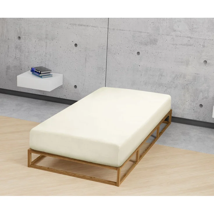 biberna Feinjersey-Spannbetttuch, 100 % Baumwolle, perlmutt, 1x 140x200 cm - 160x200 cm – Bild 3