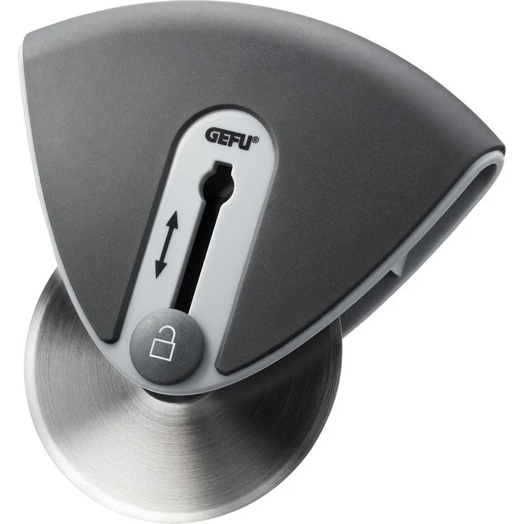 GEFU Pizzaschneider Pizzaschneider ROMA Edelstahl Pizzamesser Pizzarol – Bild 1