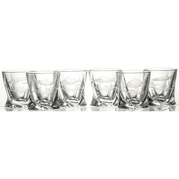 Crystal Julia Crystal Julia Ryby Wodkagläser, 6 Stück 05929JULIA