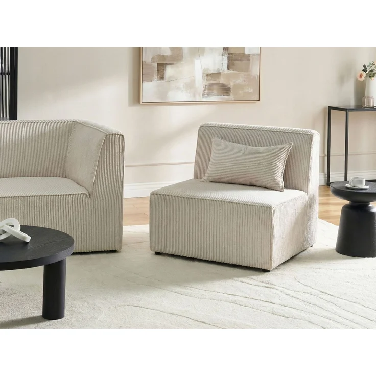 Sesselmodul LEMVIG Cord Beige – Bild 3
