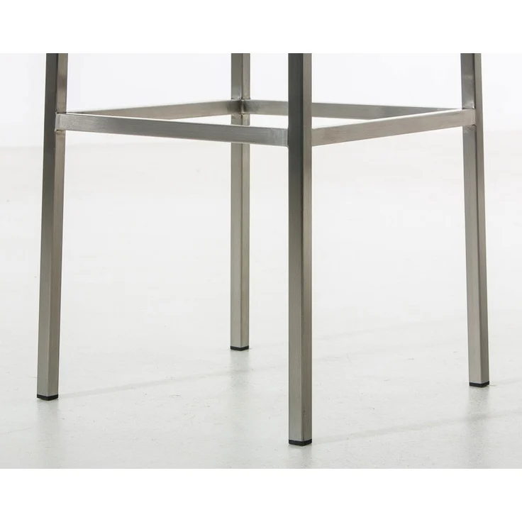 2er Set Barhocker BIDAN - Stoff Dunkelgrau 37x37x85 cm | Barstuhl Mit Lehne Tresenhocker Tresenstuhl Kneipenhocker Kneipenstuhl – Bild 6