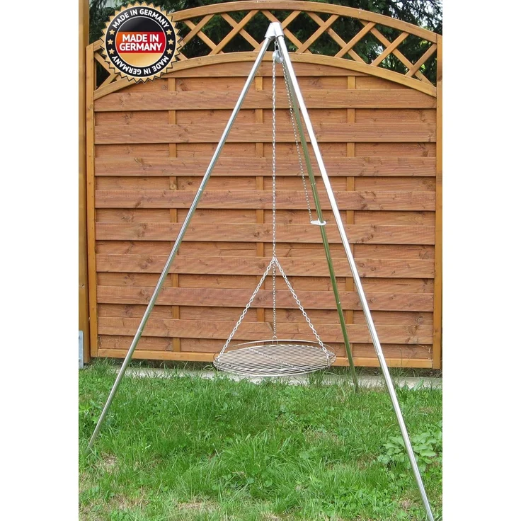 Huber Grillgeräte Schwenkgrill inkl. Rost, Höhe 160 cm, Ø 50 cm – Bild 2