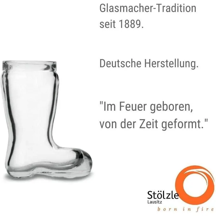 Stölzle Oberglas Stiefel Stamper 4 cl 12er Set