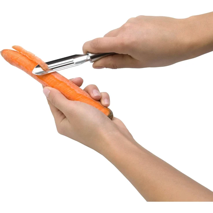 Silit Schälmesser Classic Line, Gemüseschäler 19 cm, Edelstahl, präzise, Kartoffelaugenentferner – Bild 4
