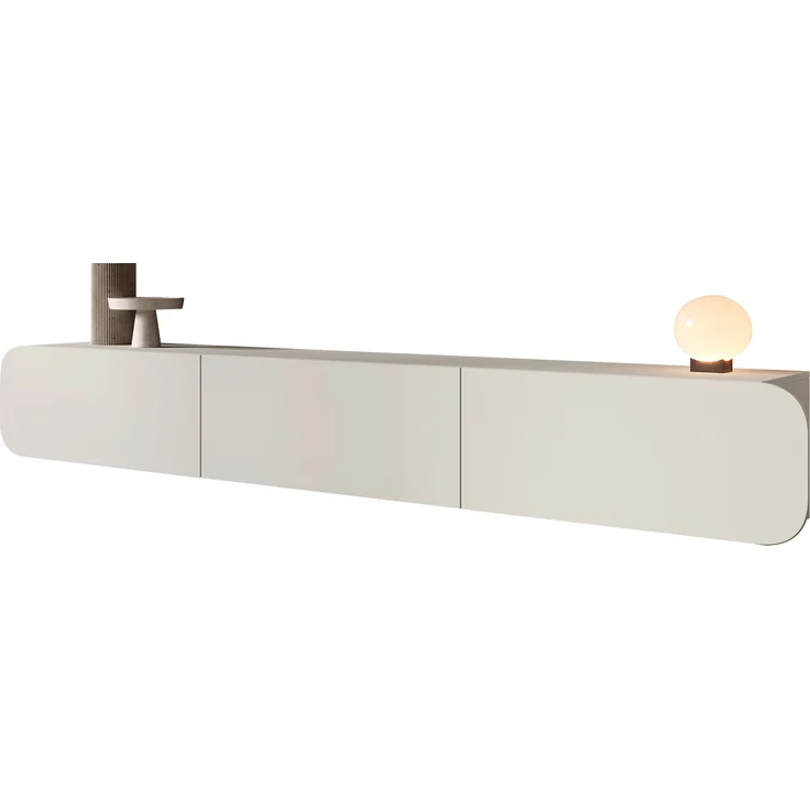 TV-Lowboard B Roteli 3D (Farbe: Cashmere) – Bild 1