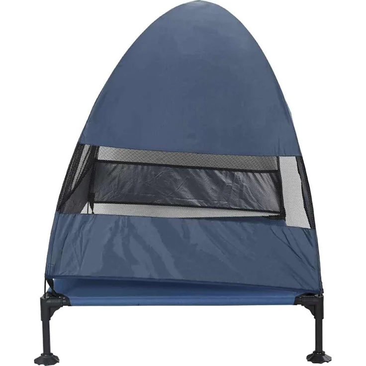 vidaXL Hochgelegtes Hundebett Marineblau 127 x 81 x 108 cm 42008223 – Bild 4