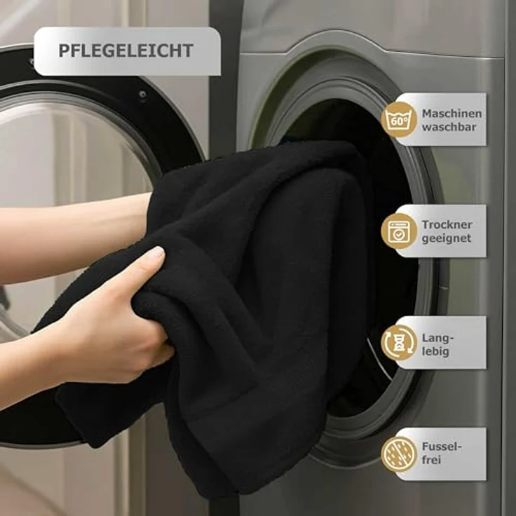 TRENDBUY24 Handtuch Set Handtücher Duschtücher Gästetücher Baumwolle Frottee Premium 4er Set, 100% Baumwolle (4-St), Duschtuch – Bild 8